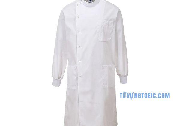 a lab coat