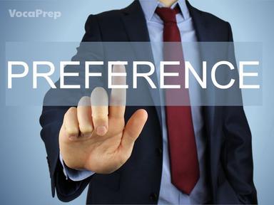 preference