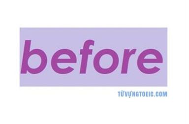 prior to